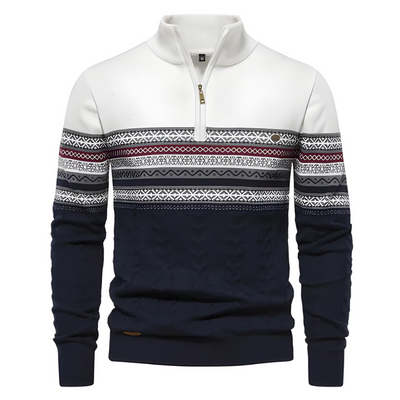 Pullover Herren | Strickpullover Herren Warm | Ethnisches Muster Style