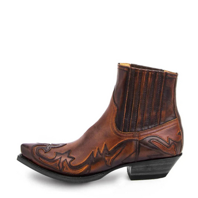 Herren Schuhe | Cowboy Enkellboots | Robust & Stylisch