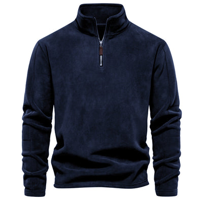 Herren Pulli | Pullover mit Halb-Zip | Warmer Outdoor Style