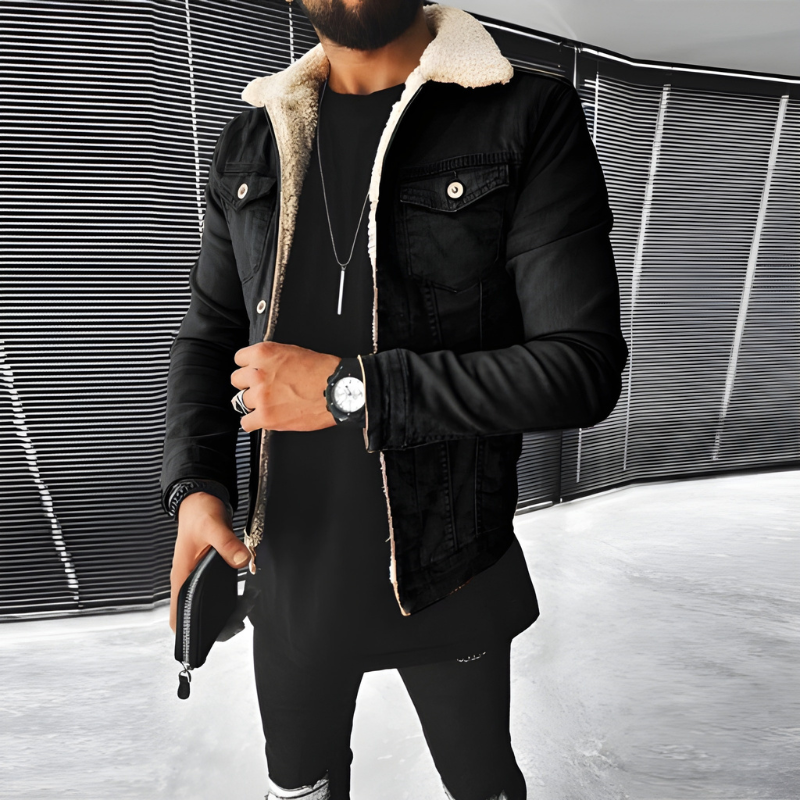 Jacke Herren | Blaue Jacke Casual | Warme Übergangsjacke Style