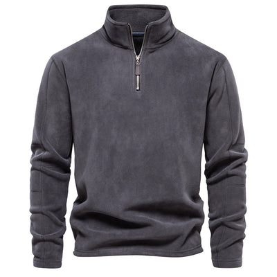 Herren Pulli | Pullover mit Halb-Zip | Warmer Outdoor Style