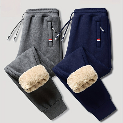Thermohose Herren | Warme Winterhose mit Kordelzug | Bequeme Kleider