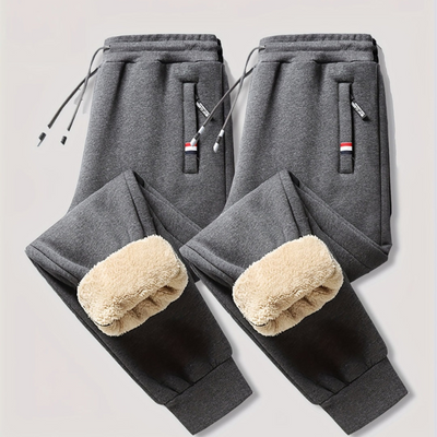 Thermohose Herren | Warme Winterhose mit Kordelzug | Bequeme Kleider