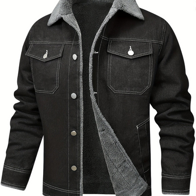 Winterjacke Herren | Stilvolle Vintage Jeansjacke | Winter