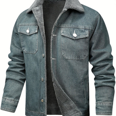 Winterjacke Herren | Stilvolle Vintage Jeansjacke | Winter