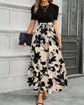 Floral Beige Noir