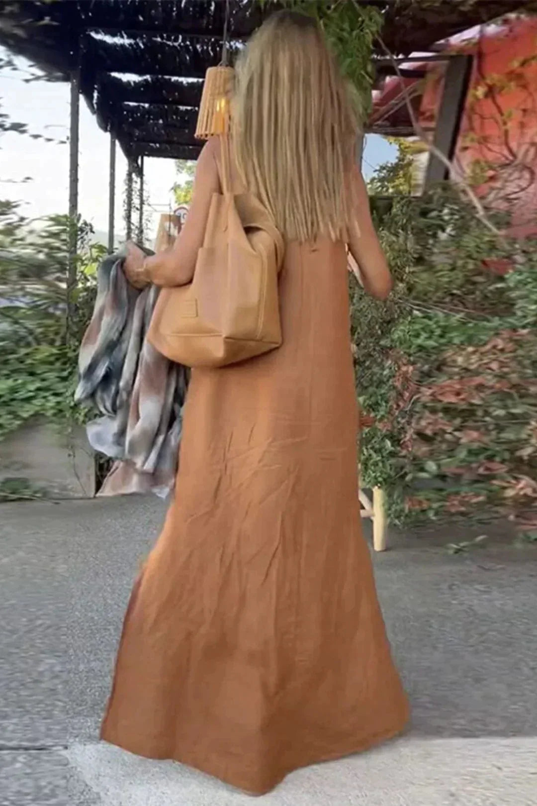 Corset-Kleid - Leinen und Baumwolle